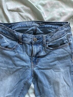 American Eagle Outfitters Women’s Skinny Jeans - Light Blue Wash